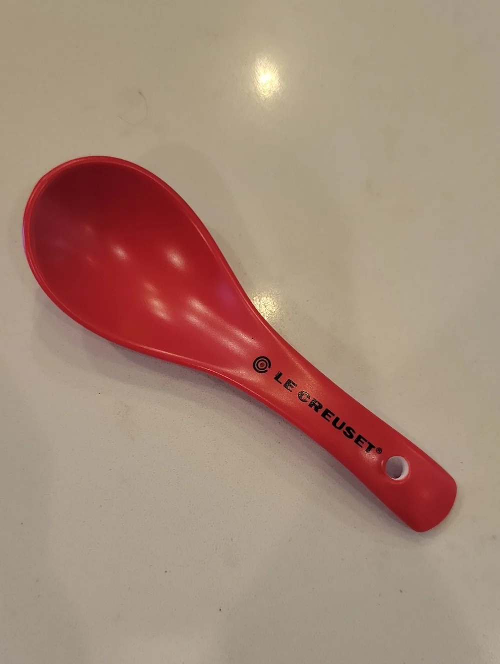 Le Creuset Red Serving Spoon